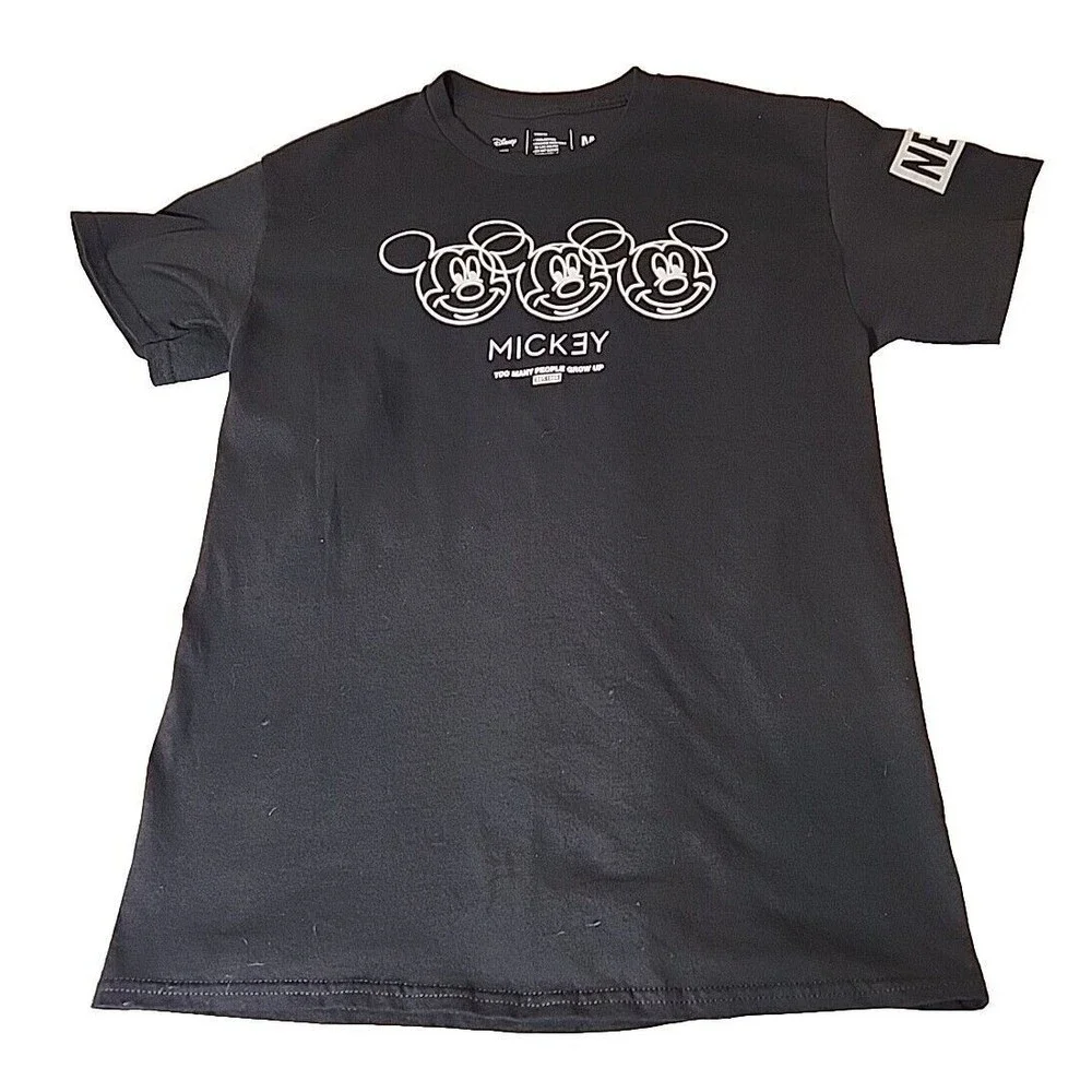 Disney x Neff Official Mickey Mouse Too Many People Grow Up Mens T-shirt Medium